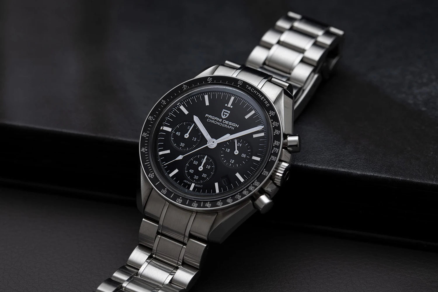 Eleganter Quarz-Chronograph für Herren – Automatisches Datum & Saphirglas