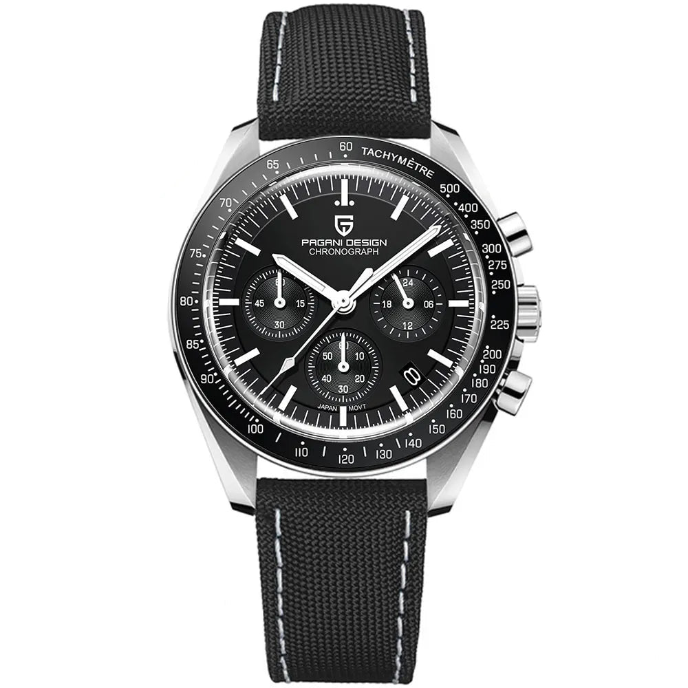 AK Project Quarz-Chronograph für Herren – Saphirglas und automatisches Datum