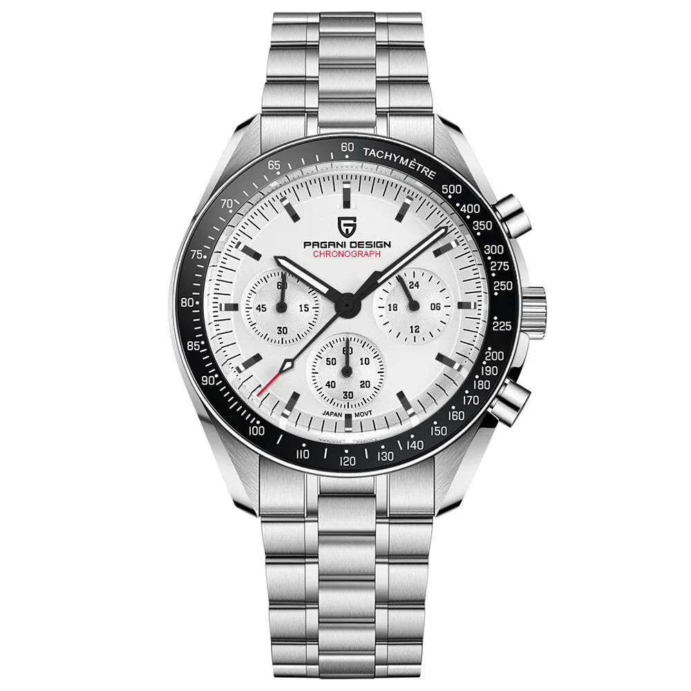AK Project Quarz-Chronograph für Herren – Saphirglas und automatisches Datum