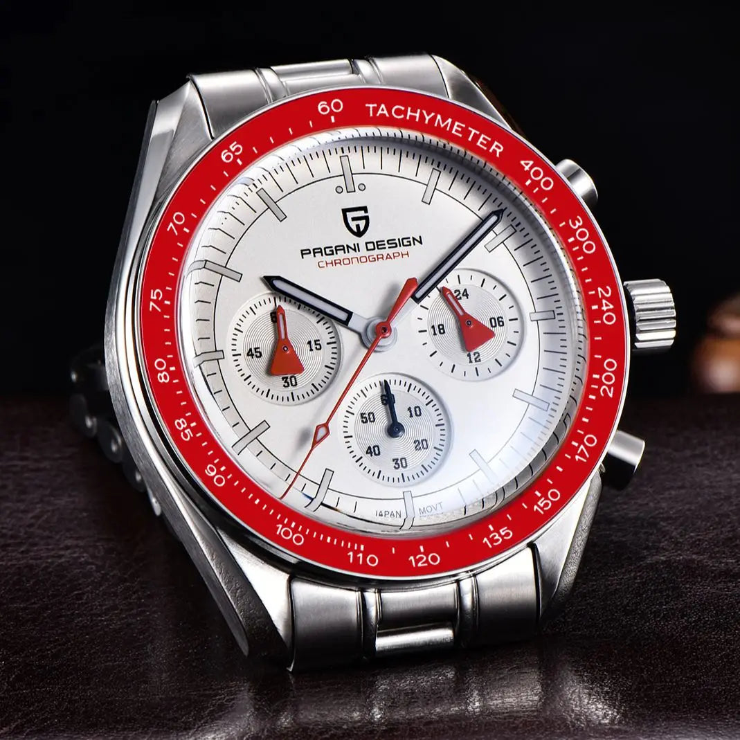 AK Project Quarz-Chronograph für Herren – Saphirglas und automatisches Datum
