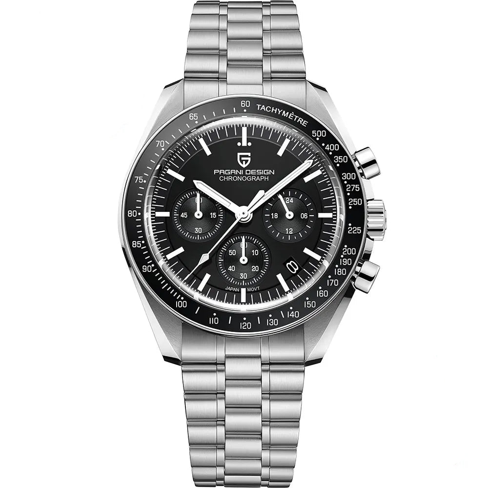 AK Project Quarz-Chronograph für Herren – Saphirglas und automatisches Datum