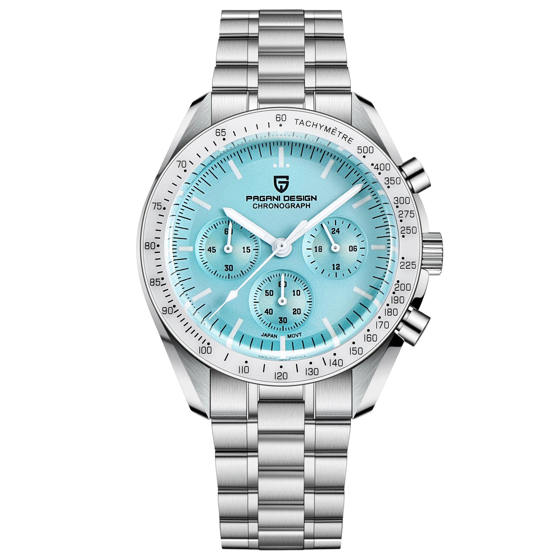 AK Project Quarz-Chronograph für Herren – Saphirglas und automatisches Datum