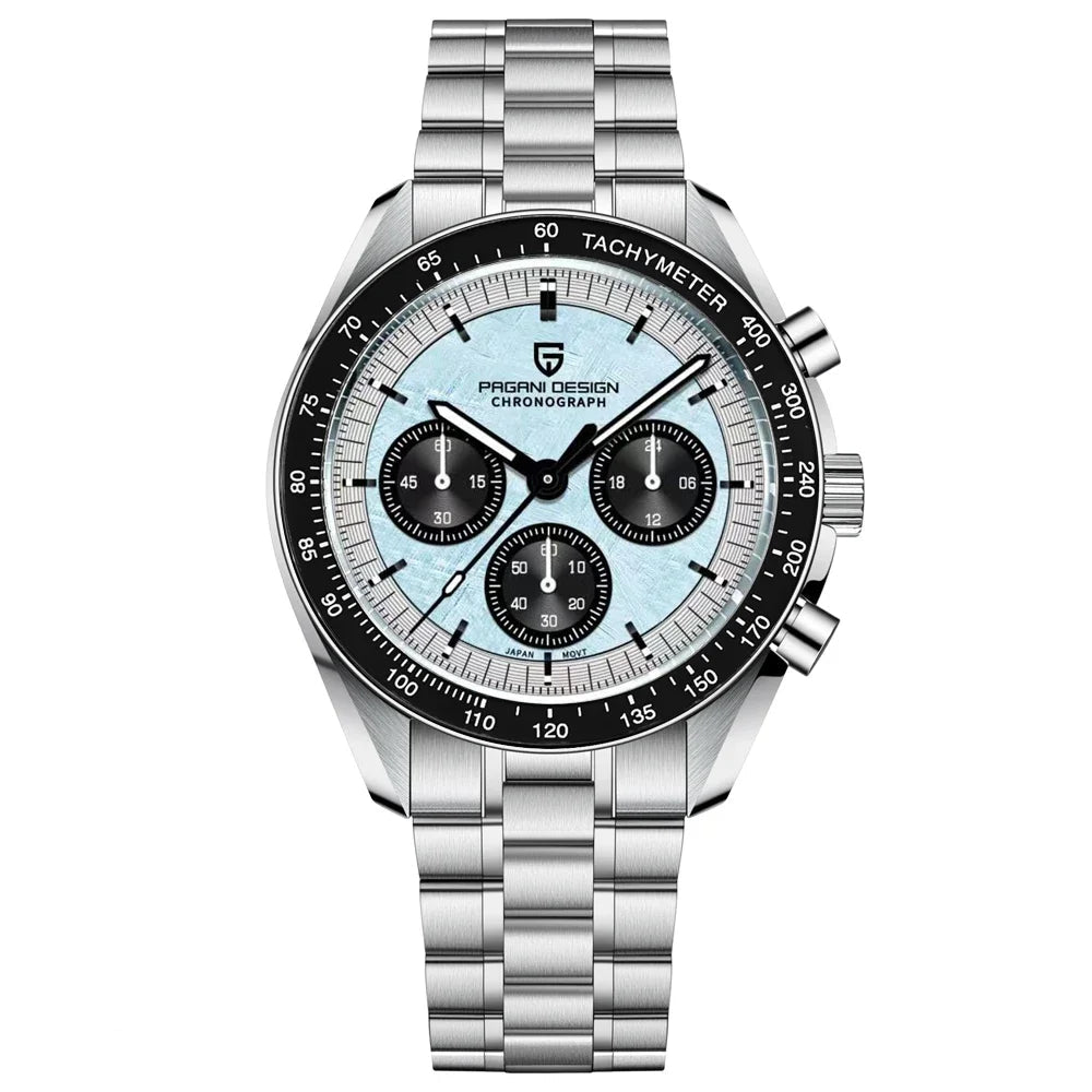 Eleganter Quarz-Chronograph für Herren – Automatisches Datum & Saphirglas