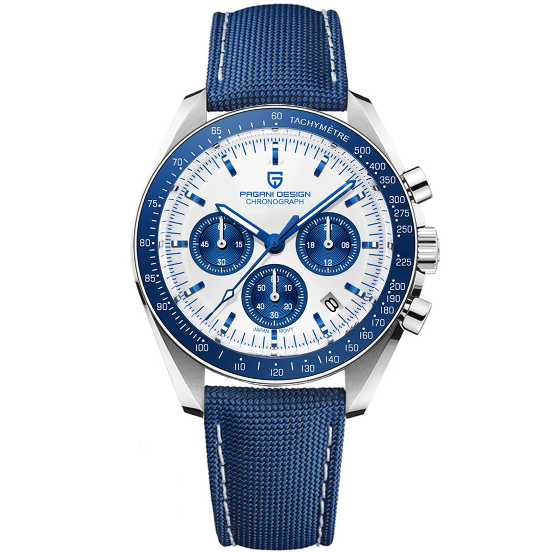 AK Project Quarz-Chronograph für Herren – Saphirglas und automatisches Datum