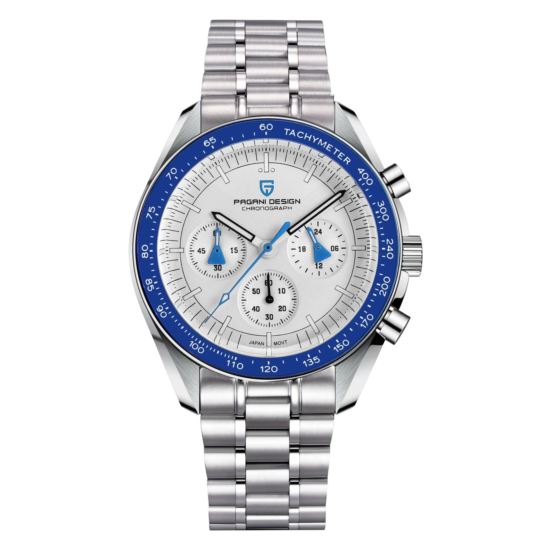 AK Project Quarz-Chronograph für Herren – Saphirglas und automatisches Datum