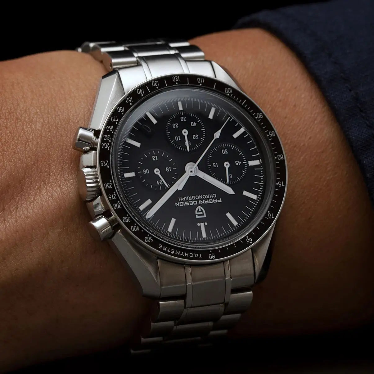 Eleganter Quarz-Chronograph für Herren – Automatisches Datum & Saphirglas