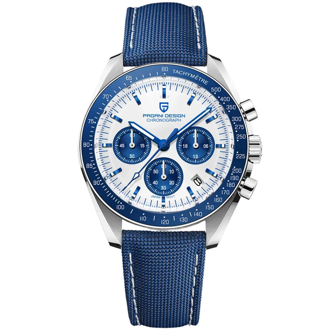 Eleganter Quarz-Chronograph für Herren – Automatisches Datum & Saphirglas