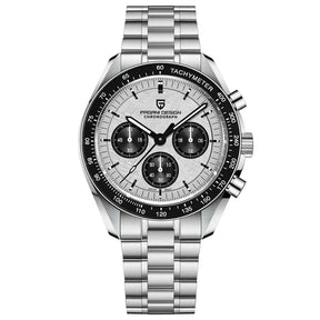 Eleganter Quarz-Chronograph für Herren – Automatisches Datum & Saphirglas