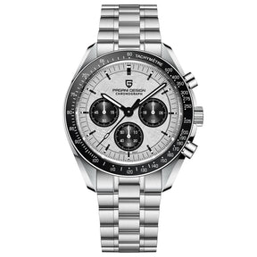 AK Project Quarz-Chronograph für Herren – Saphirglas und automatisches Datum