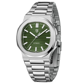 40MM Klassische Automatik-Herrenuhr – Edelstahl & Saphirglas