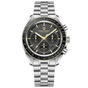 Eleganter Quarz-Chronograph für Herren – Automatisches Datum & Saphirglas