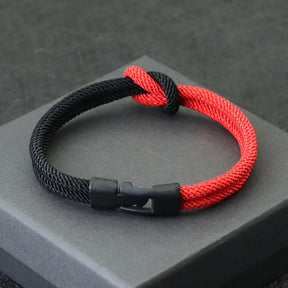 Neues Armband – Seil, Doppellagig, Colorblock Piraten-Design