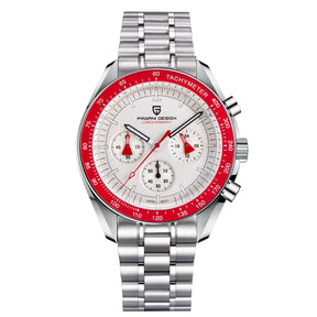 Eleganter Quarz-Chronograph für Herren – Automatisches Datum & Saphirglas