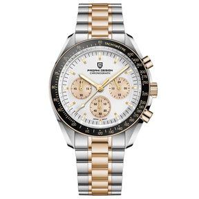 AK Project Quarz-Chronograph für Herren – Saphirglas und automatisches Datum
